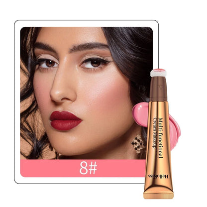 Highlight shading pen with 15ml liquid contour and 1.5cm sponge head applicator
