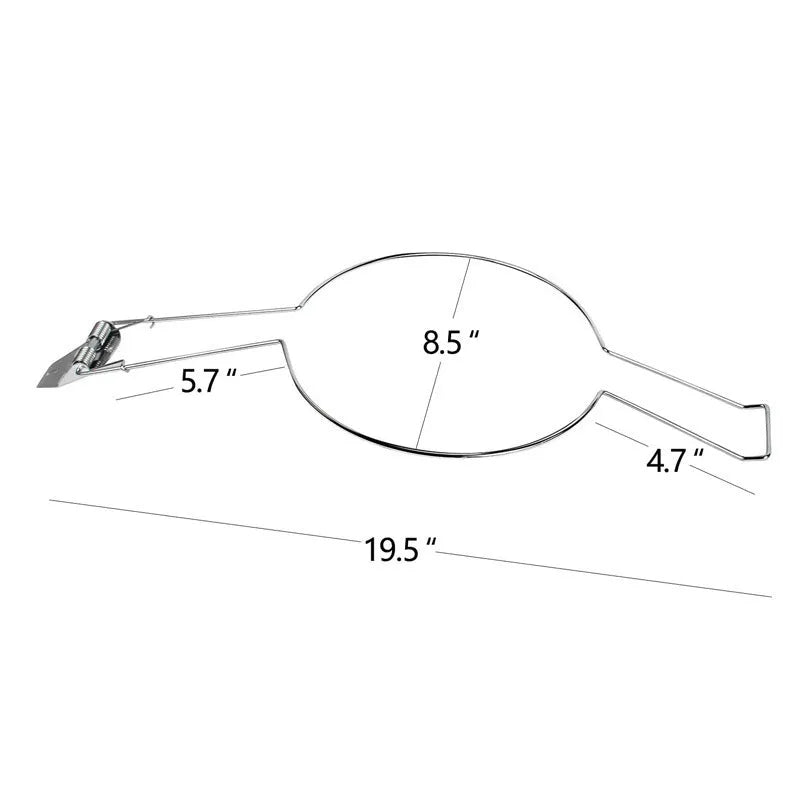 Brown iron car hat stand with chrome-plated interior, measuring 30cm tall for vehicle garment organisation