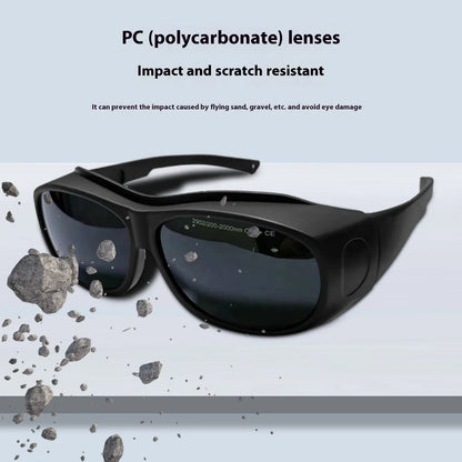 Photon skin rejuvenation laser protection goggles with polycarbonate lenses for 200-2000nm wavelength coverage