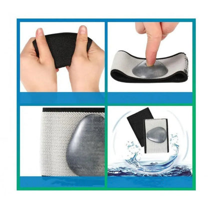 Men's and women's flat foot support elastic bandage with heart pad and arch support
