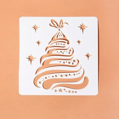 DIY Christmas Hand Tent Album Template Set for festive crafting projects