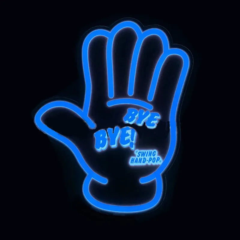 Luminous wall sticker kit showing adhesive film, driver unit, and connecting cable for glow in the dark decoration.