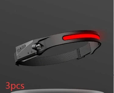 A versatile LED headlamp with a wide-angle beam, long-range side lighting, and hands-free operation for outdoor adventures