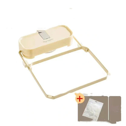 Kitchen Sink Filter Rack with removable suction cups and fine mesh for efficient cleaning