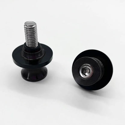 Aluminium alloy frame screw in 6mm, 8mm, and 10mm sizes, shown in blue, red, black, silver, and gold for motorbike parking lift and car trim.