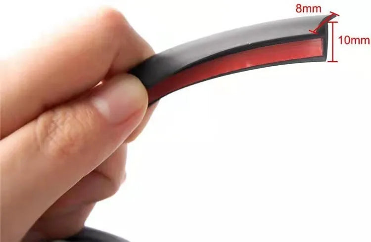 TPE rubber seal strip for car bumper and door gap filling in black or white colour