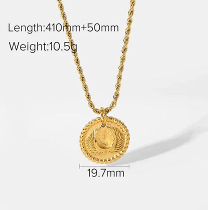 Gold plated alloy Devil's Crystal Necklace with pendant, adjustable 21cm to 50cm circumference, fashion women's jewellery