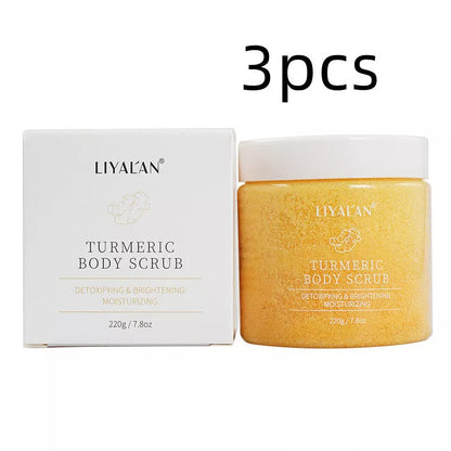 Turmeric Facial Scrub 220g for softening cutin and revitalising skin