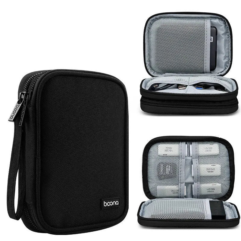 2.5-inch mobile hard disk protective case in Oxford cloth with multiple layer configuration options