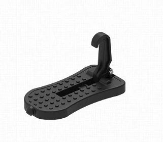 Aluminium alloy car foot assist pedal in silver, black, red, and green