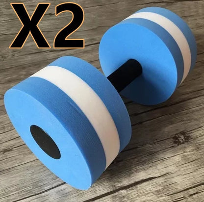 Colourful EVA water aerobics dumbbells for fitness and swimming
