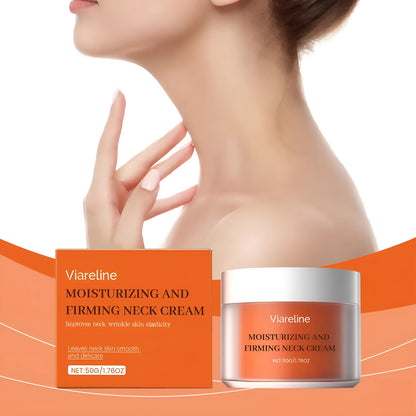 50g neck contour moisturising cream in 6.3cm square container for daily neck skin care