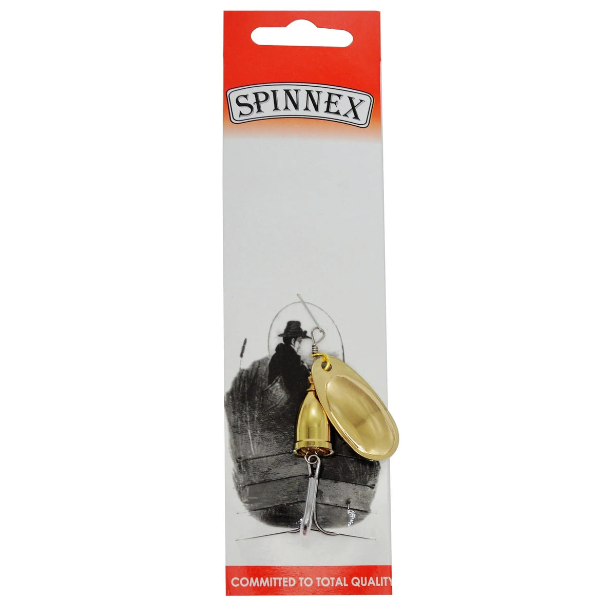 R composite rotating sequins copper bell fishing lure in seven colours showing 3# size and metal construction