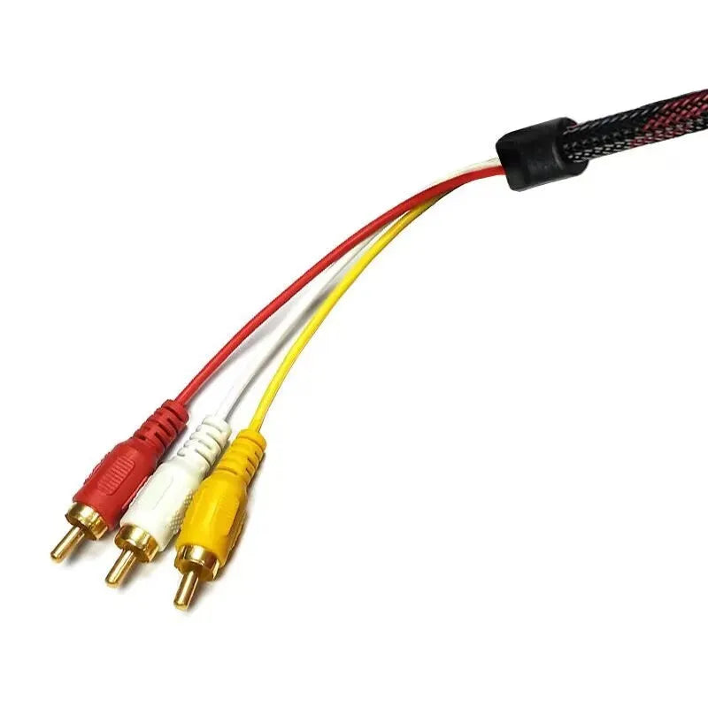 HDMI to AV15 M conversion cable 1.5 metre length with alloy connector housing