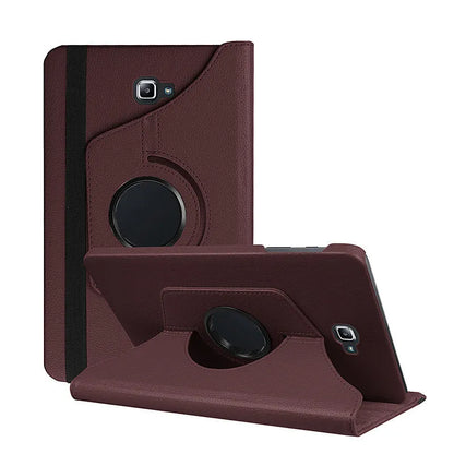 Rotating clamshell leather protective case for Apple iPad 1 tablet in multiple colour options.