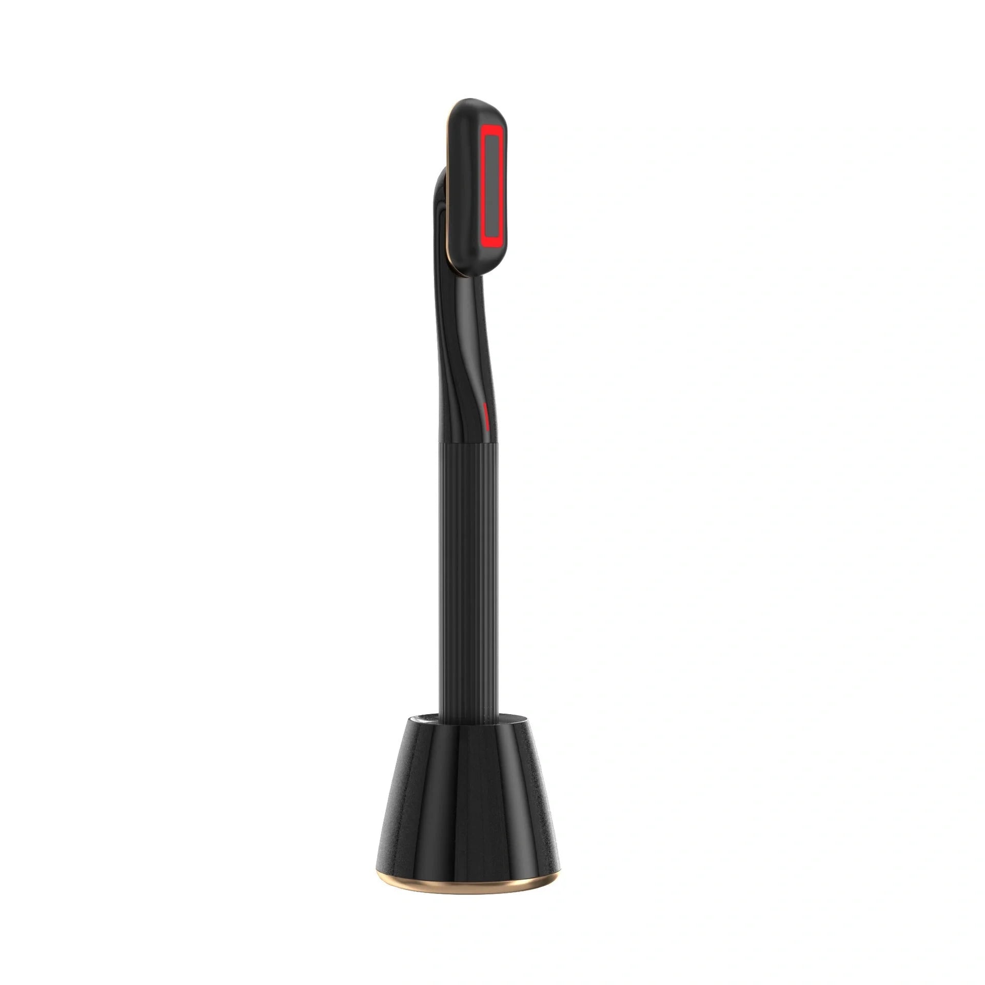 360 Degrees Rotary Eye Massage Wand with red LED light therapy and therapeutic warmth
