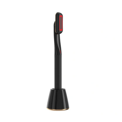360 Degrees Rotary Eye Massage Wand with red LED light therapy and therapeutic warmth