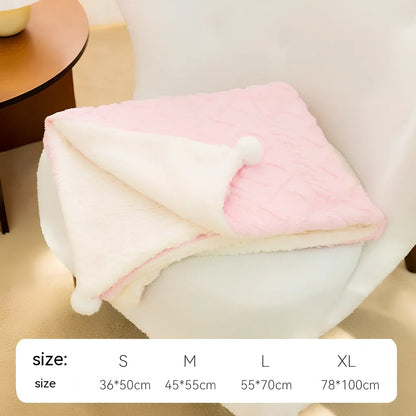 Dog blanket in four sizes from 36x50cm to 78x100cm for pets 10kg to 65kg with cloth material
