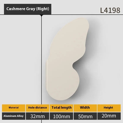 Butterfly cartoon cabinet door handle in multiple colours for children's room furniture