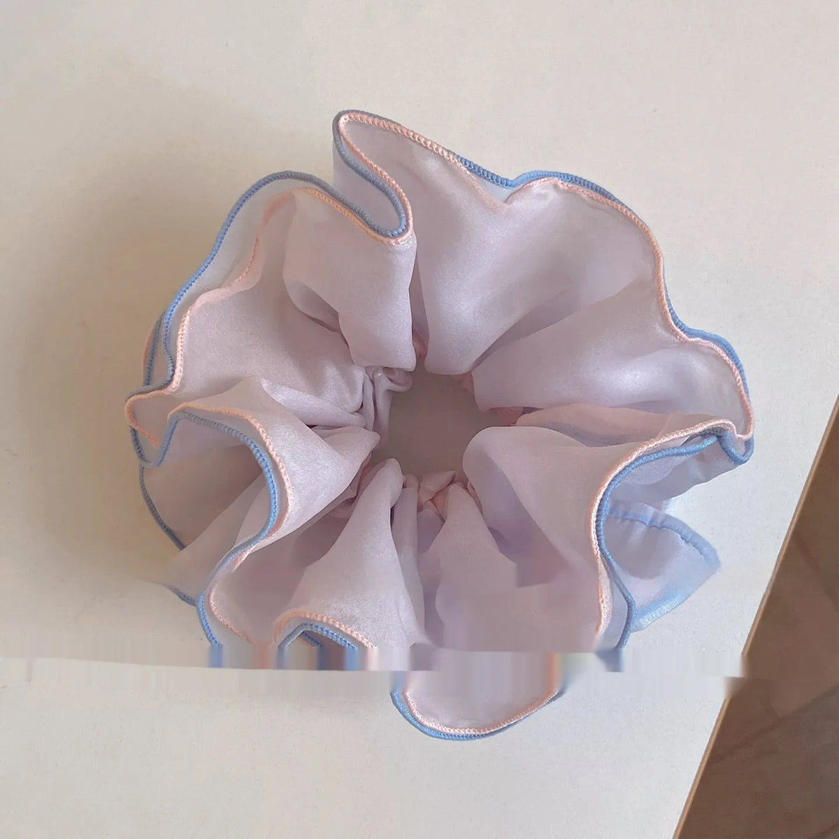 Korean style cloth hairband for women in mint green, pink purple, and orange colour options.