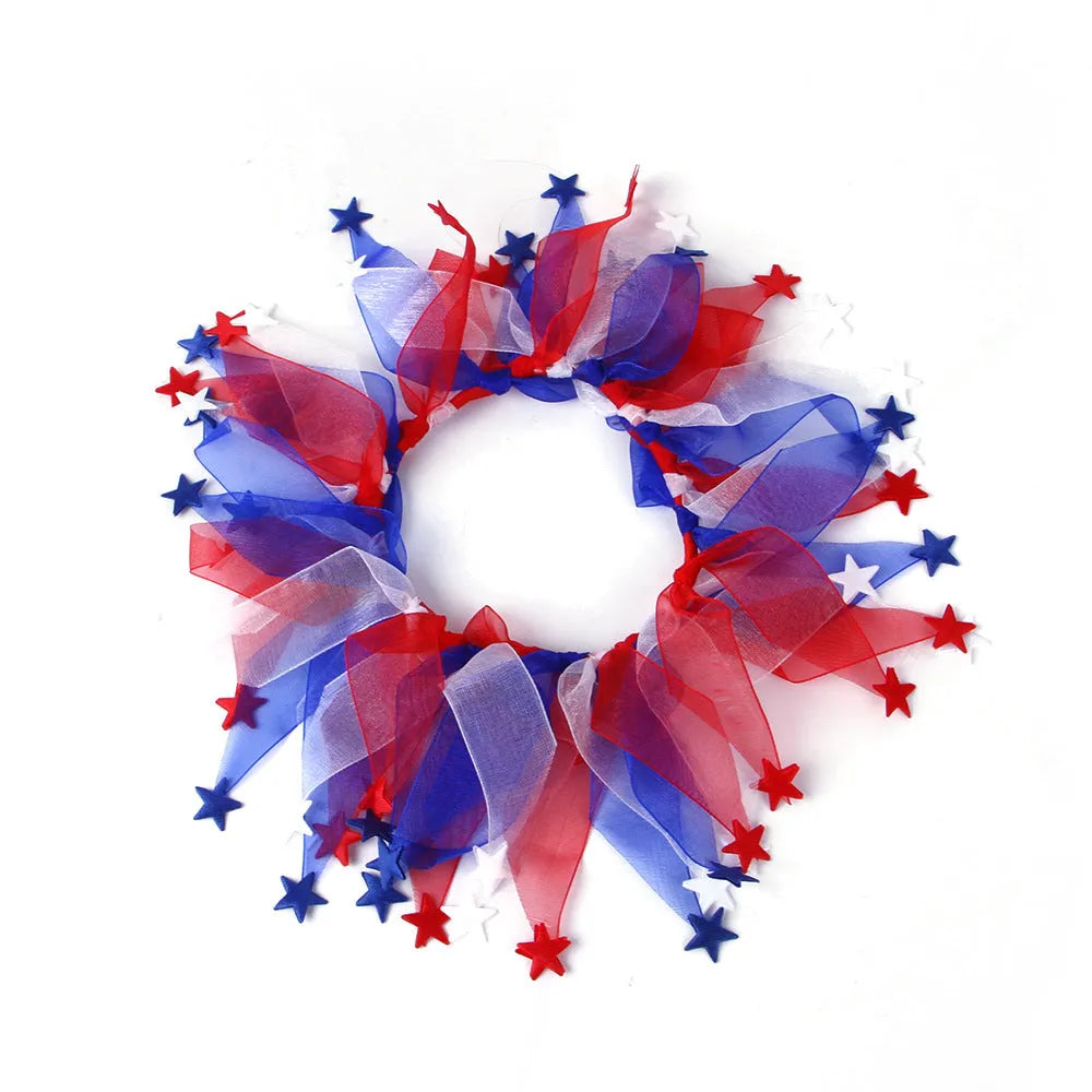 Tie-dye cloth dog collar in seasonal Christmas and Halloween colour designs