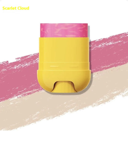 Silicone sunscreen stick in seven colour options including skin colour and brightening shades