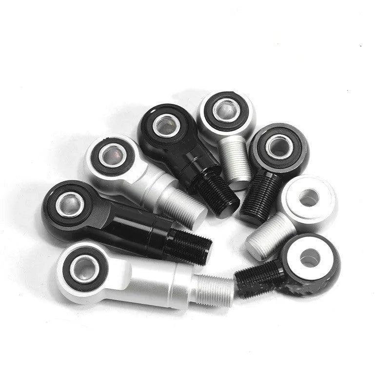 Aluminium alloy motorcycle shock absorber round head conversion kit with height adjustment options