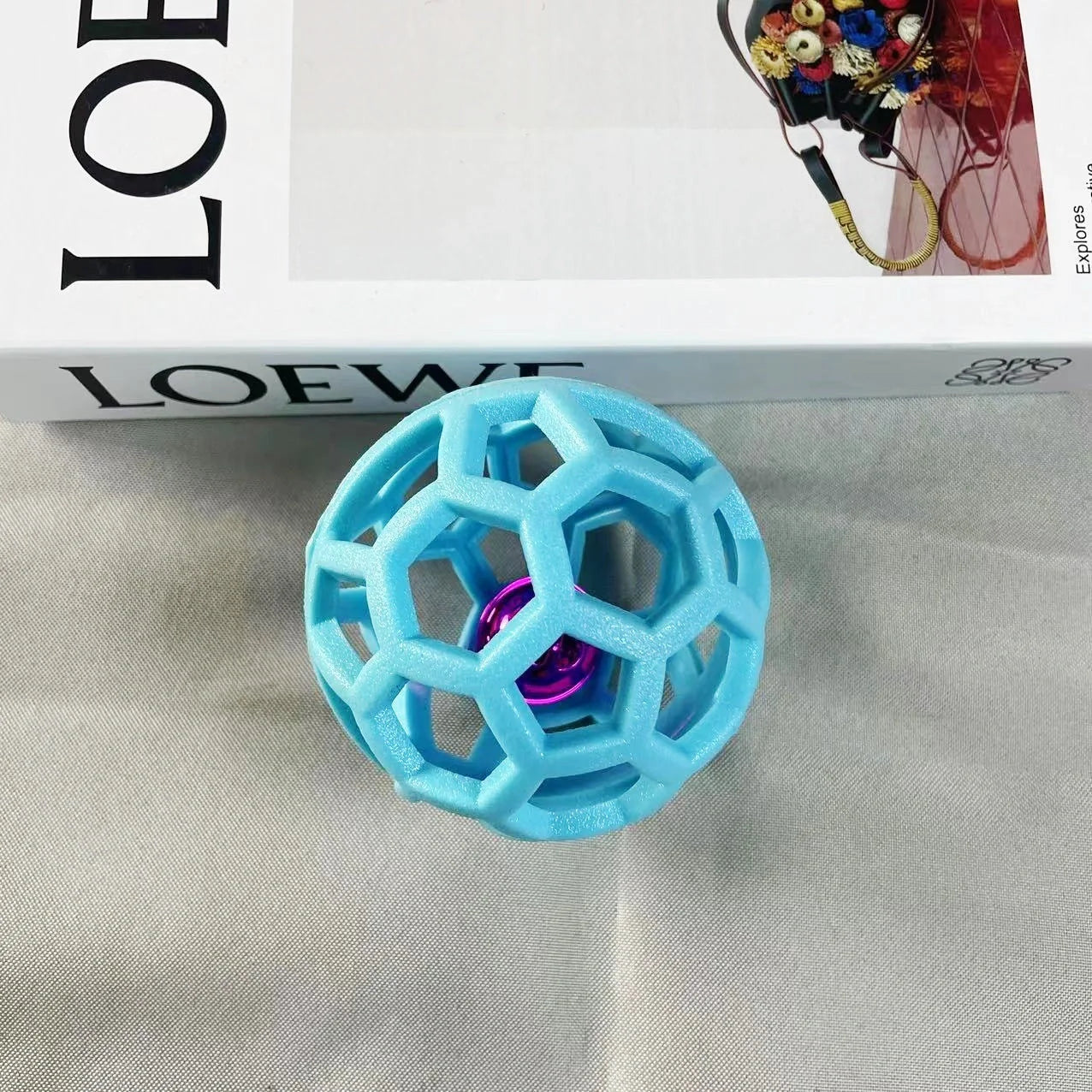 TPR dog chew ball toy in various colours for interactive play and dental health