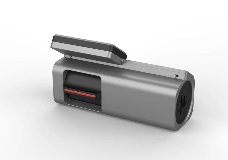 Hidden 4K wireless driving recorder with 150° wide-angle lens featuring a 335PK front camera, Yizhi 220 main control chip, and adhesive mount for discreet installation behind the rear-view mirror