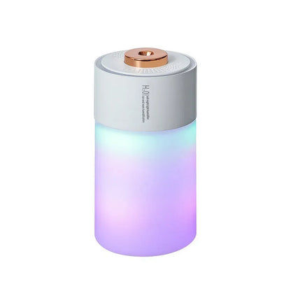 Japanese Korean colourful portable humidifier in pink or white with USB cable