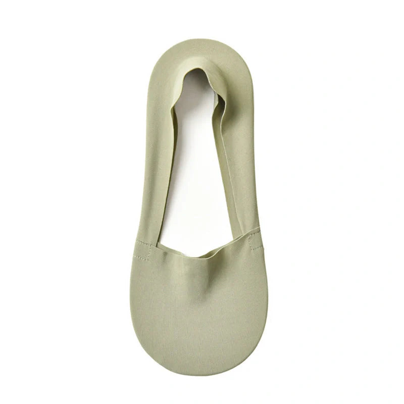 Stylish women's non-slip silicone socks in various colours for fashion and safety