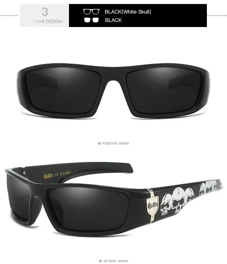 Bandit Style G613 Polarized Sunglasses in box frame with PC lenses