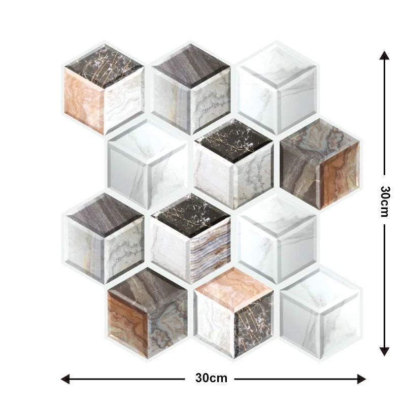 Moisture-proof brick wallpaper sticker for kitchen and bathroom walls