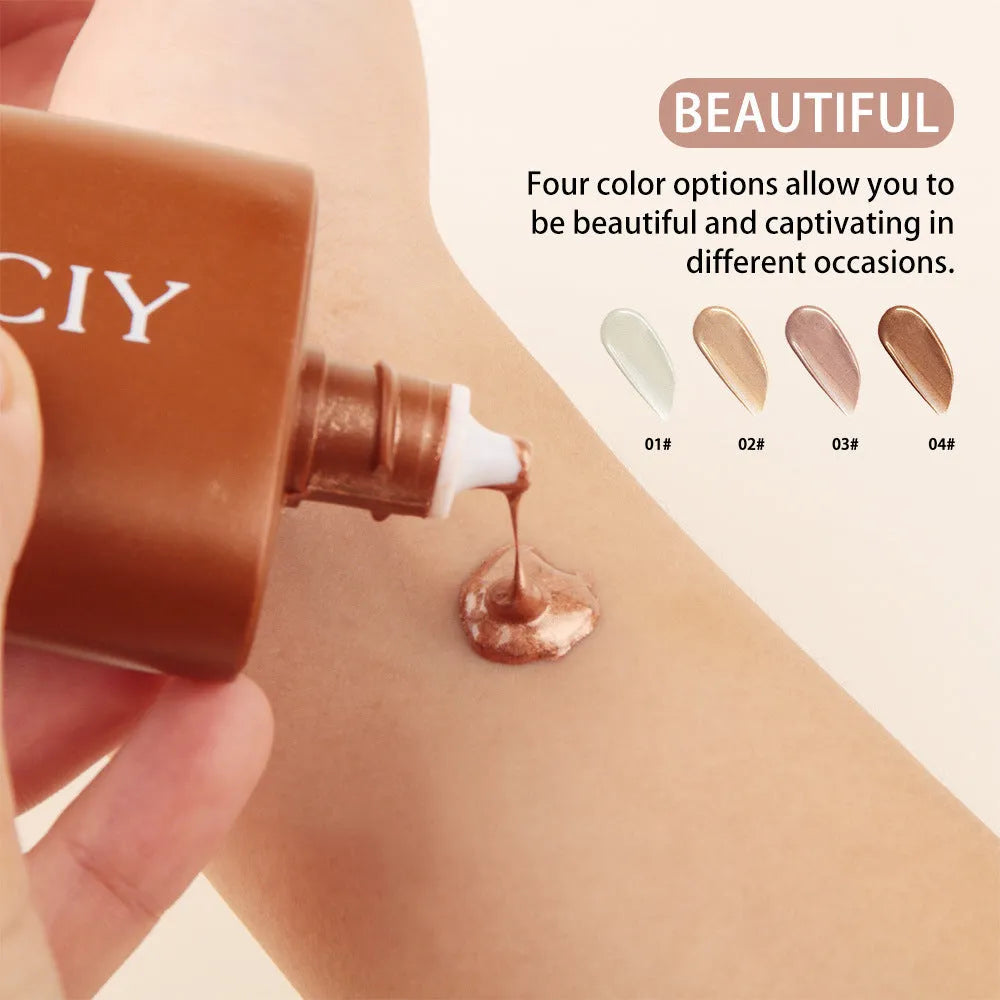 30ML face and body contour highlighting liquid in four shade options
