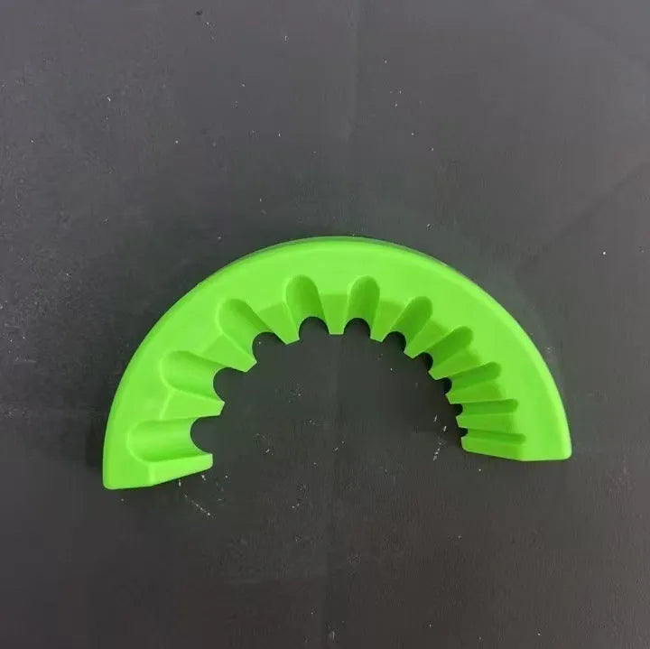 Yellow, green, and black angle grinder grinding bit bracket holders for 3-12mm bits