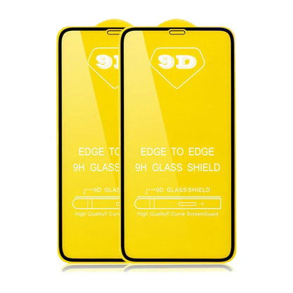 Black border tempered glass screen protector for Xiaomi 10lite, 11lite, and 11t Pro phones