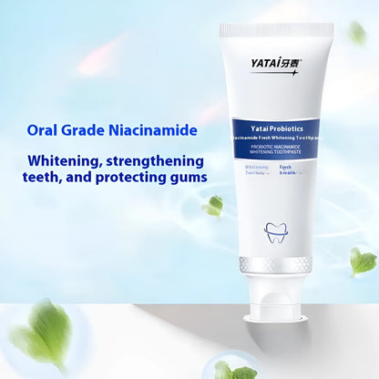 Probiotics Nicotinamide Whitening Toothpaste 100g mint flavour single tube for general oral care
