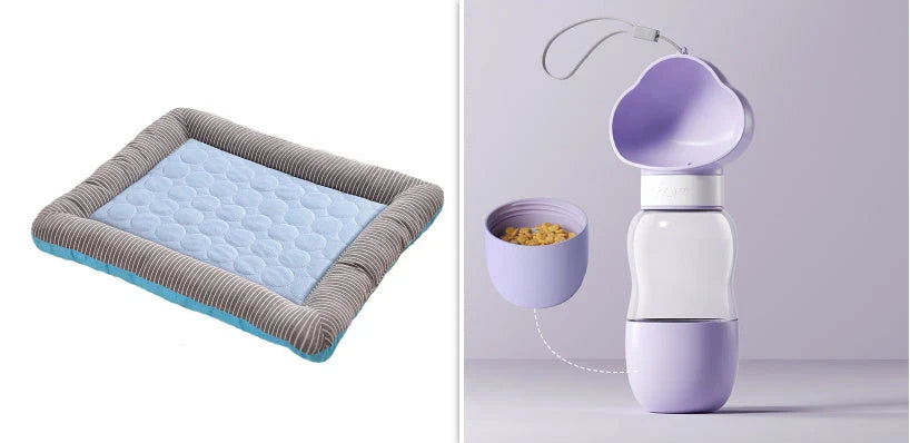 Cooling Pet Bed - Relieve Summer Heat for Dogs & Cats with High-Tech Cooling Cloth