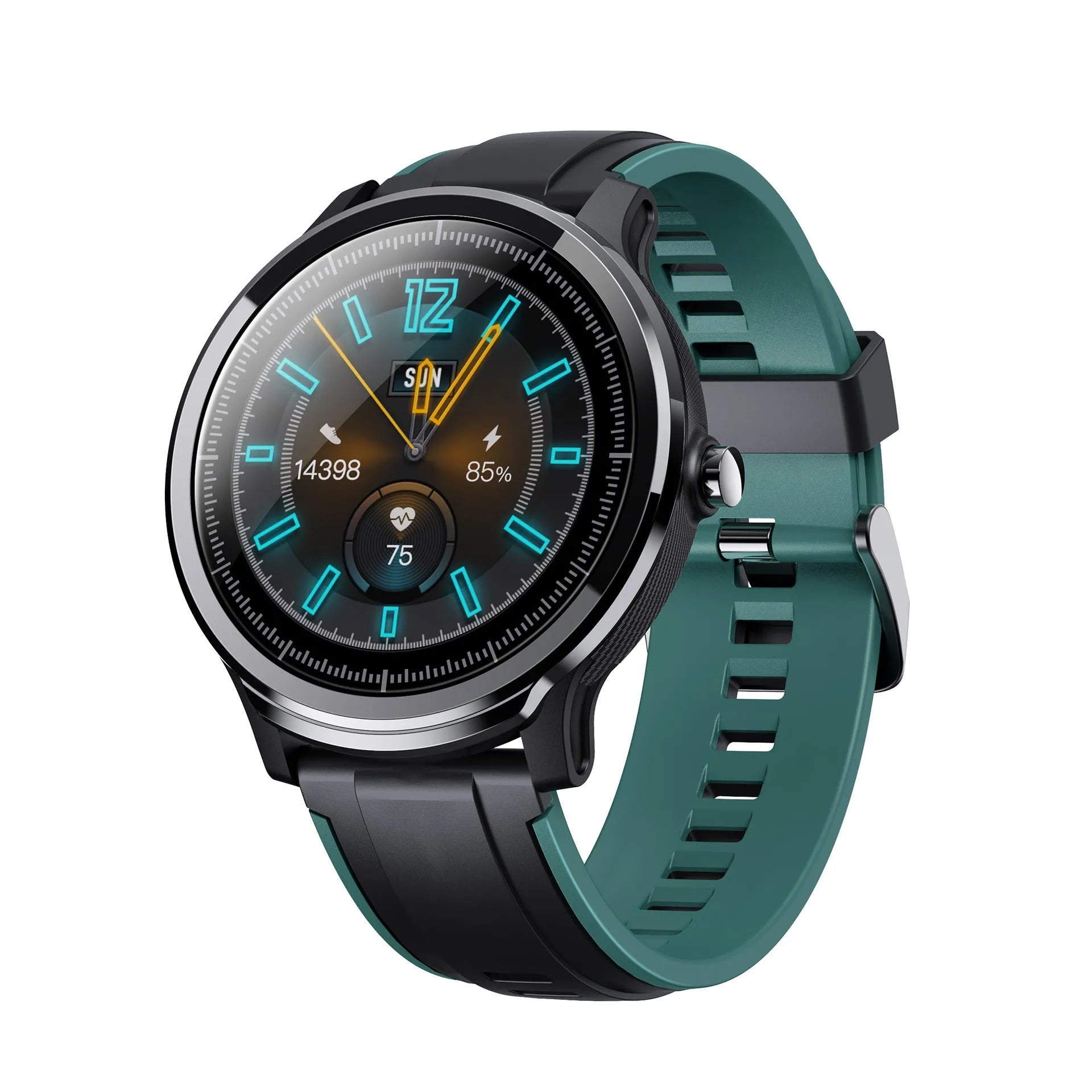 Kospet PROBE smart watch with 1.3 inch touch screen and square 48.5mm case