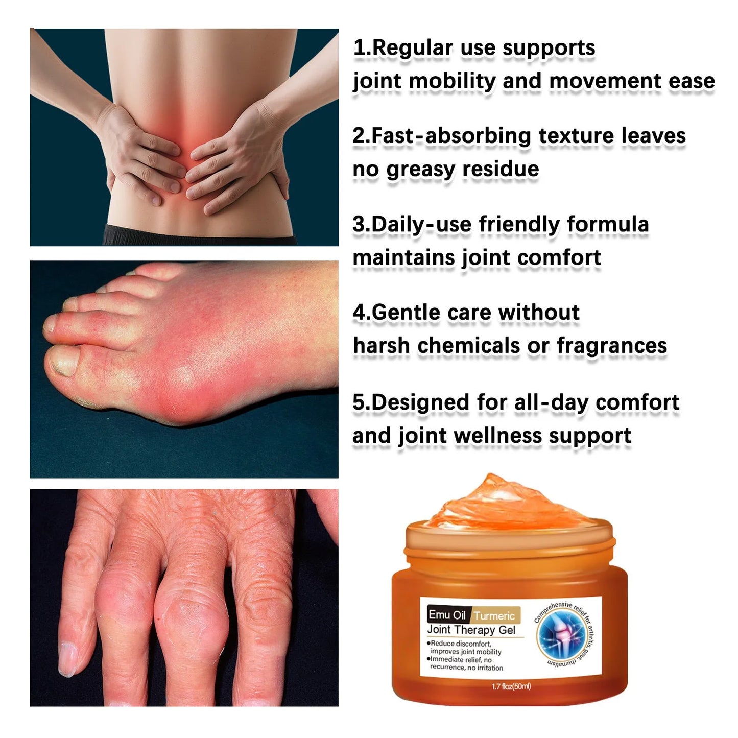 50ml turmeric joint neck cream in container for neck pain relief