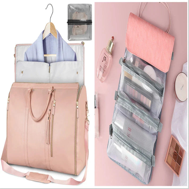 Stylish and durable carry-on travel bag with convenient organization pockets and versatile storage options
