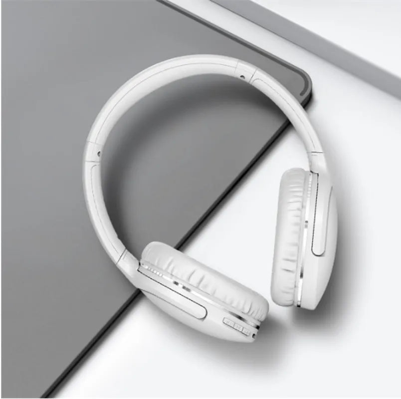 Wireless Bluetooth gaming headset in black sports style design