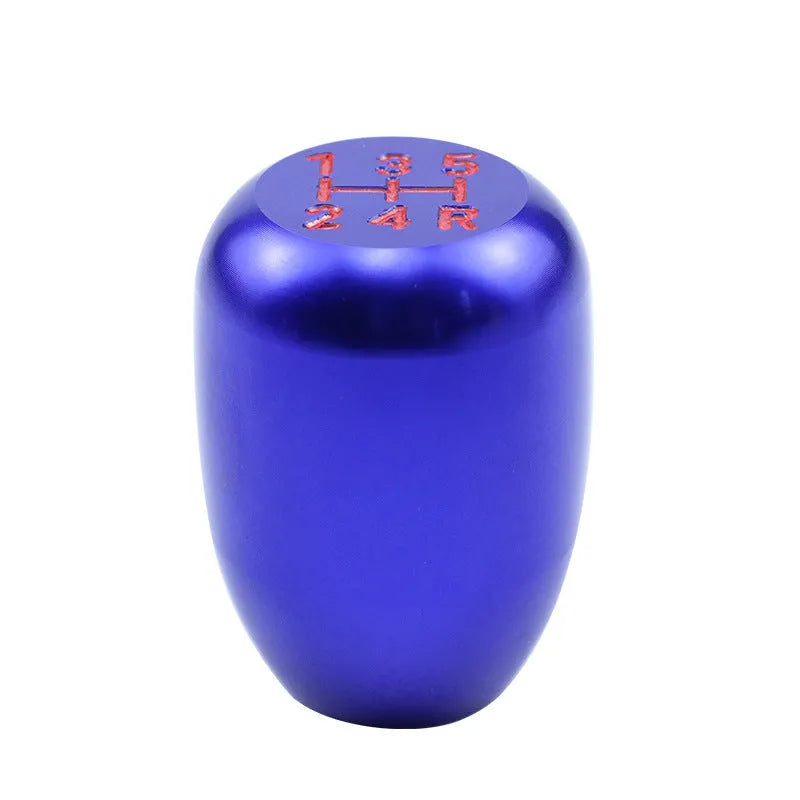 Universal car gear shift head kit with aluminium cover and three rubber sleeves for 8mm, 10mm, and 12mm gear levers.