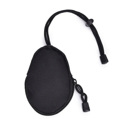 Outdoor multifunctional key bag with telescopic rope in Oxford cloth, 13cm by 8cm
