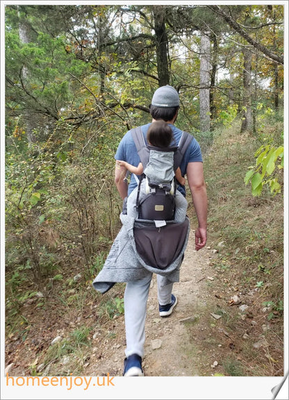 Ergonomic baby carrier made with soft, breathable cotton for comfortable, secure babywearing