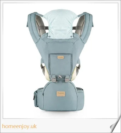 Ergonomic baby carrier made with soft, breathable cotton for comfortable, secure babywearing