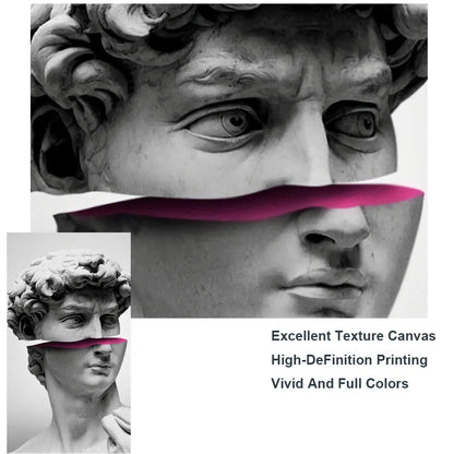 Sculpture canvas art poster in fashion and simplicity style with picture colour printing