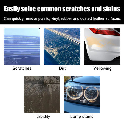 60ml car scratch repair cream tube and sponge applicator for paint scratch removal.