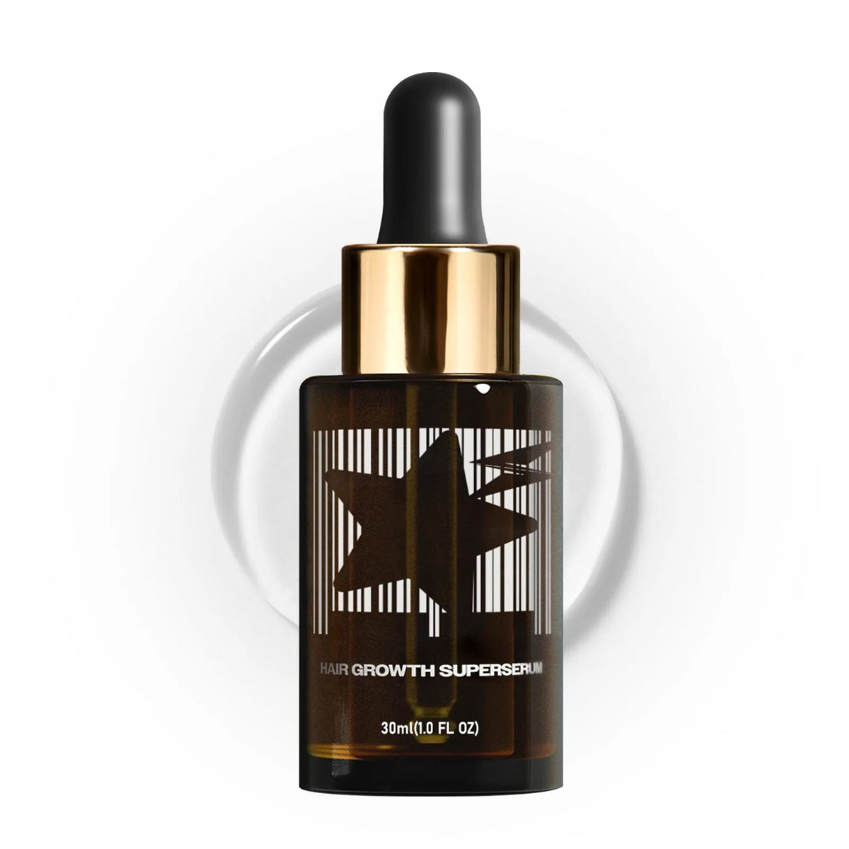 Lightning Star Men's Dense Hair Treatment Oil 30ml white hair essence in dropper bottle
