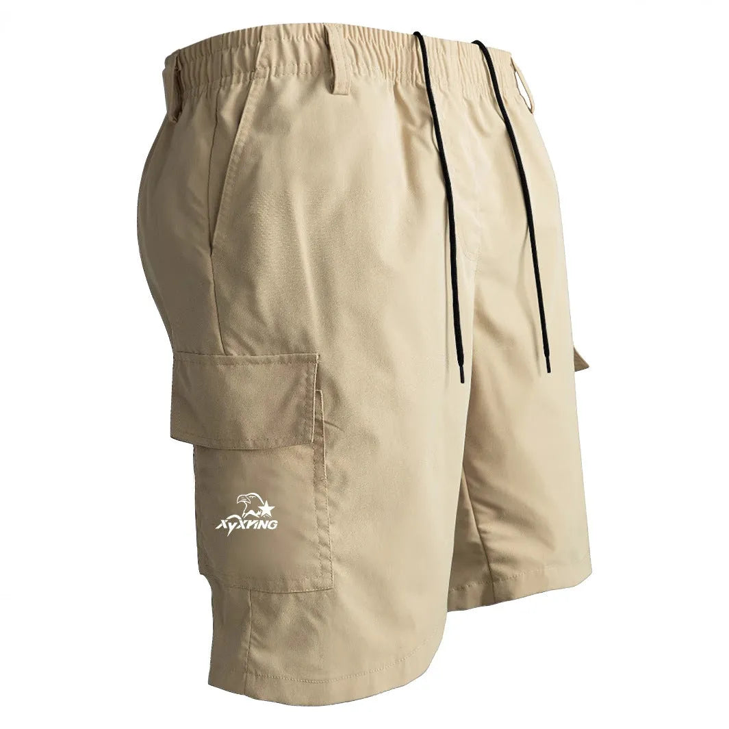 American style loose straight casual shorts in polyester fabric available in multiple colours